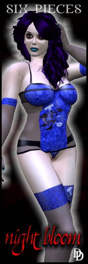 Dare Designs: Night Bloom - blue