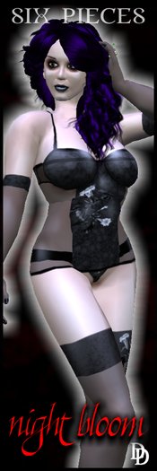Dare Designs: Night Bloom - black