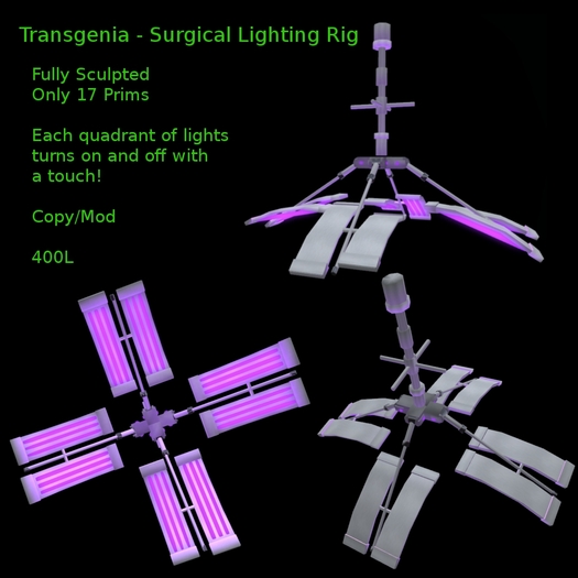 Transgenia Surgical Lighting Rig (Sculpties)