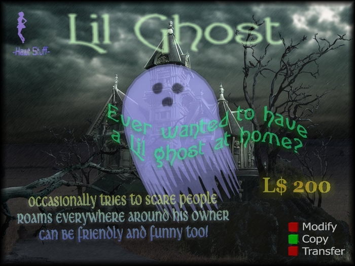 Pet - Lil Ghost -Hawt Stuff-