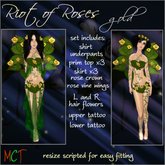 Riot of Roses - Gold
