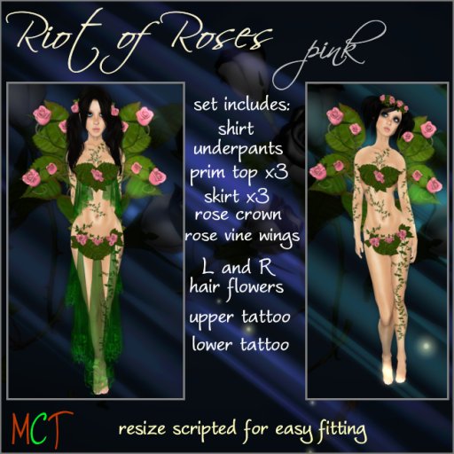 Riot of Roses - Pink
