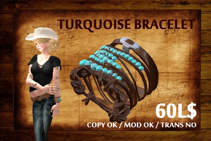 **JPK Turquoise Bracelet  BOX
