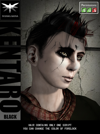 *IA*Kentaro hair - black
