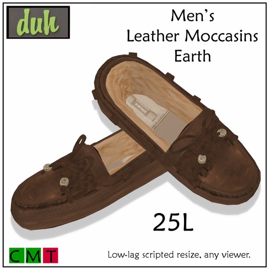 ::Duh!:: Men's Moccasins - Earth