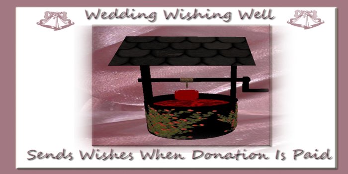 Goth Wedding Wishing Well