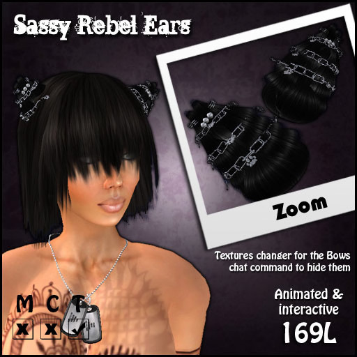 [Sassy Kitty designs] Sassy Rebel Ears