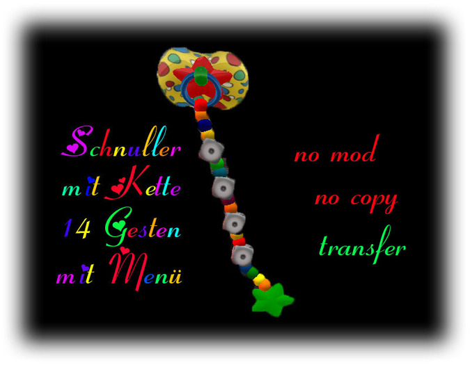 schnuller mit kette box
