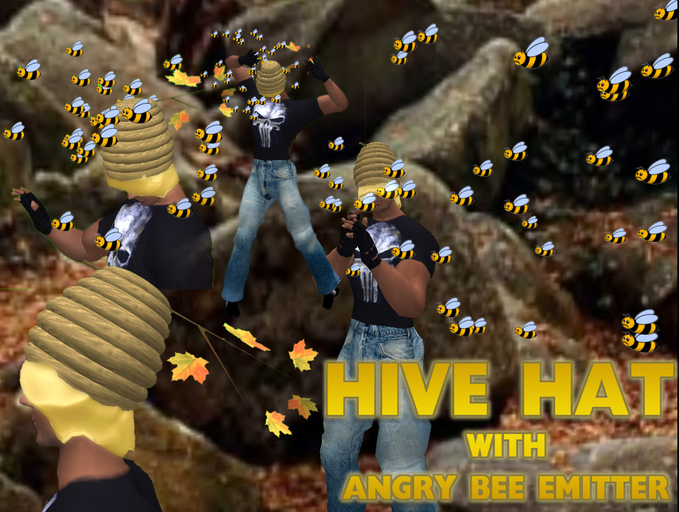 HIVE HAT WITH ANGRY BEE EMITTER