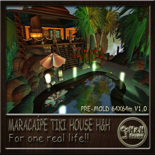 Maracaipe Tiki House - Pre-mold 64x64m Box H&H