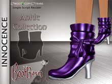 Bootgasm Innocence Ankle Boots Purple