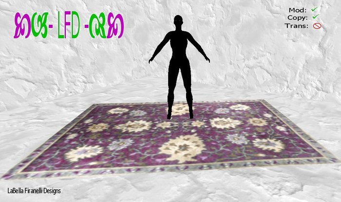 Posing Rug -  Wine8