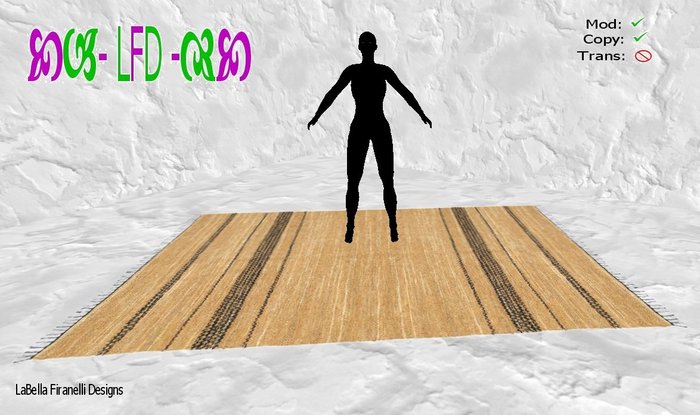 Posing Rug -  Light Brown