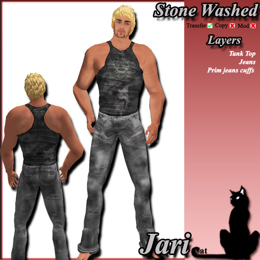 JariCat 801 - Stone Washed Complete Outfit