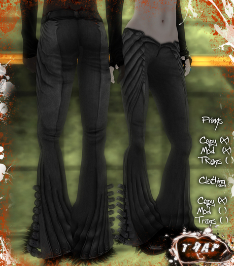 [][]Trap[][] Spiked Pants Gray