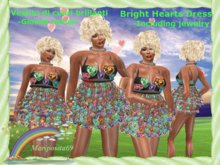 Bright heart dress ( Vestito cuori brillanti)