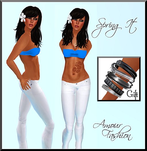 ✦CLEARANCE✦ Amour Fashion - Spring It Outfit - Blue.