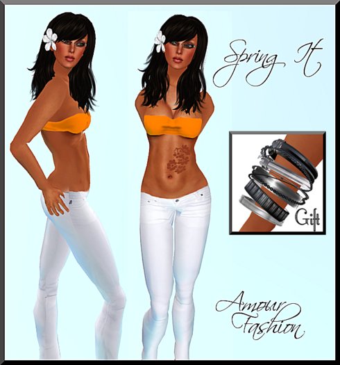 ✦CLEARANCE✦ Amour Fashion - Spring It Outfit - Gold.