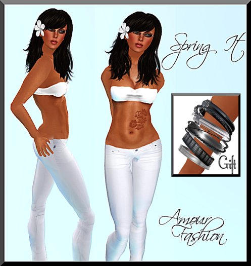 ✦CLEARANCE✦ Amour Fashion - Spring It Outfit - White.