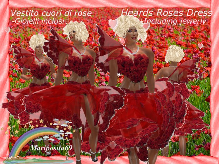 Heards Roses Dress 