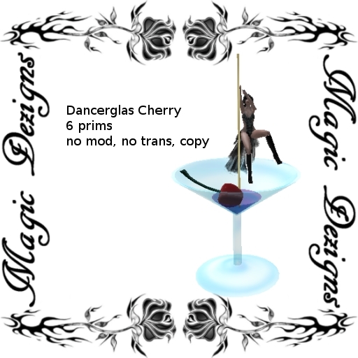 dancerglas cherry 6 prims *boxed*