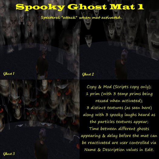 Spooky Ghost Mat V1