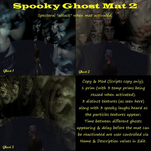 Spooky Ghost Mat V2