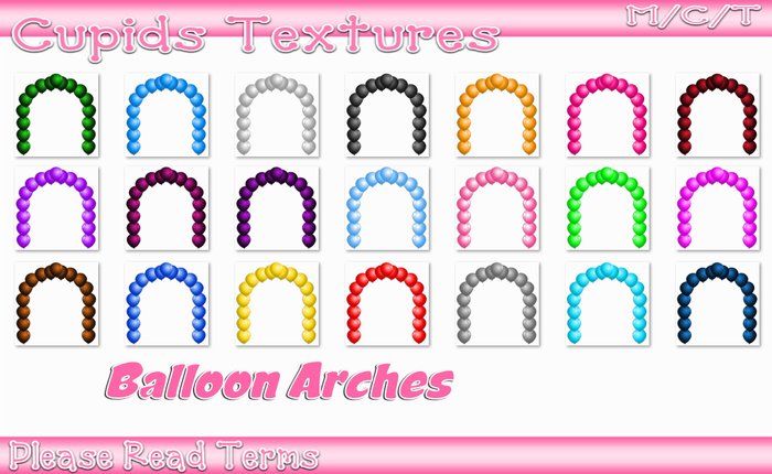 21 BALLOON ARCHS Textures