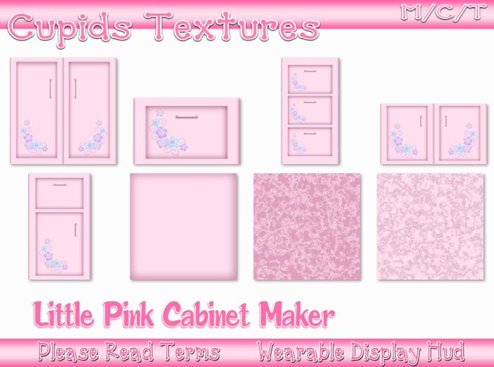 Little Pink Cabinet Maker Textures