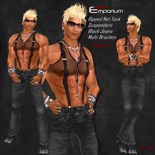 Empire Bag - Ripped Tank & Jeans