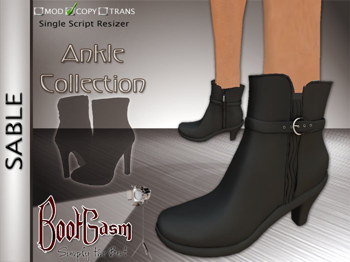 Bootgasm Sable Ankle Boots Black