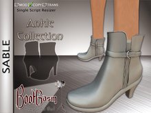 Bootgasm Sable Ankle Boots Grey