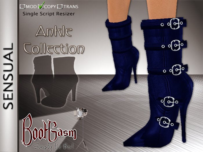Bootgasm Sensual Boots Blue
