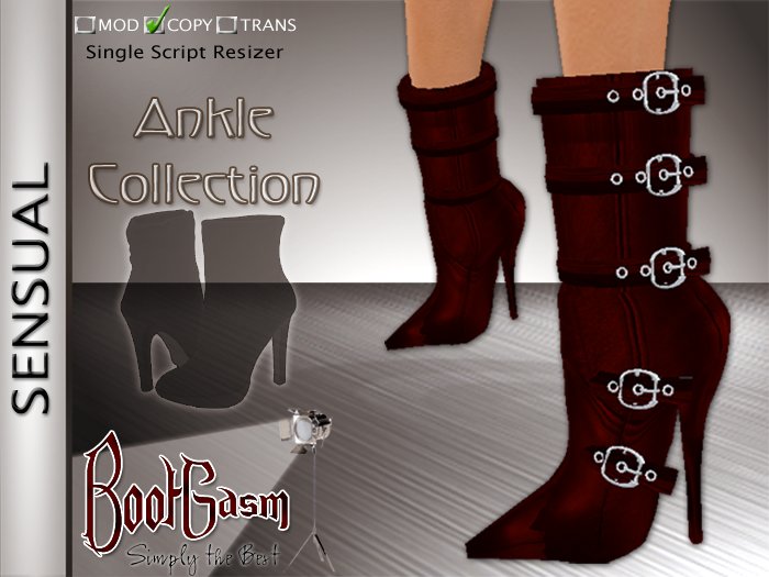 Bootgasm Sensual Boots Red