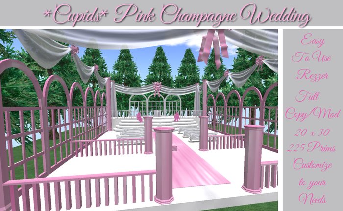 Cupids Pink Champagne Wedding