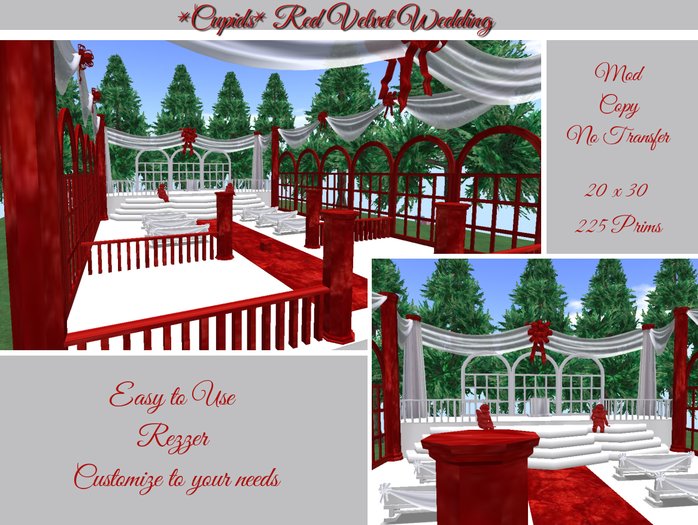 Cupids Red Velvet Wedding
