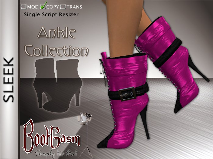 Bootgasm Sleek Boots Pink