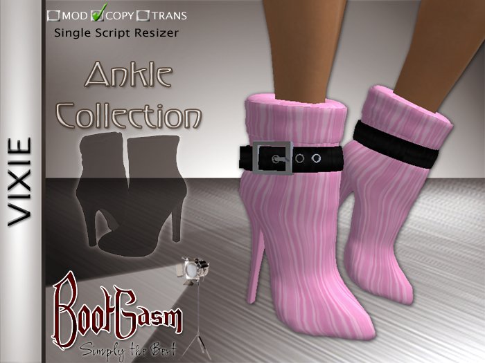 Bootgasm Vixie Boots Pink