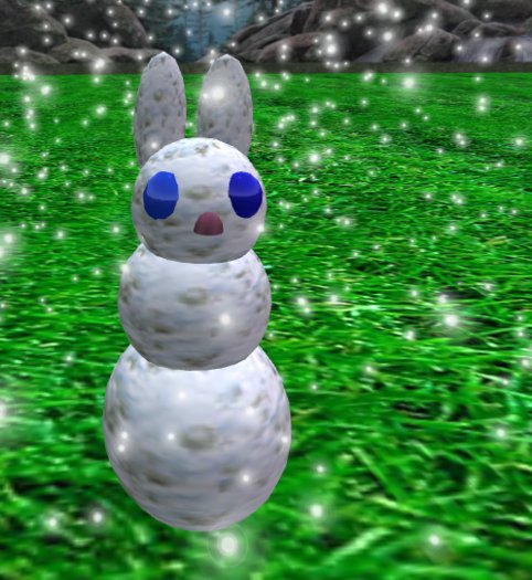snow bunny cute
