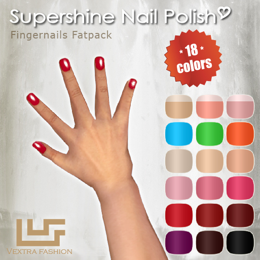 *VEXTRA FASHION* Finger Nail Polish ~ FATPACK (18 Colors)