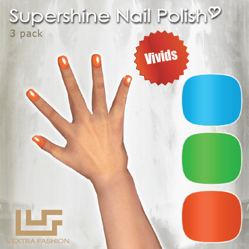 *VEXTRA FASHION* Finger Nail Polish ~ VIVIDS