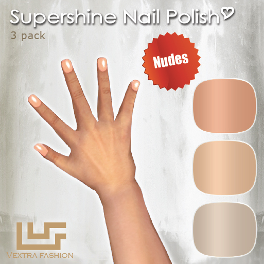 *VEXTRA FASHION* Finger Nail Polish ~ NUDES