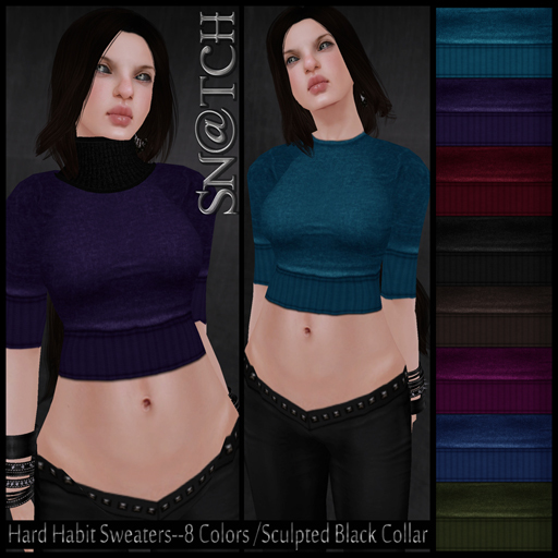 :::Sn@tch Hard Habit Sweaters:::