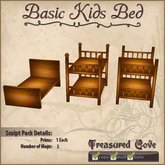 -TC- Basic Kids Bed Clearance Priced
