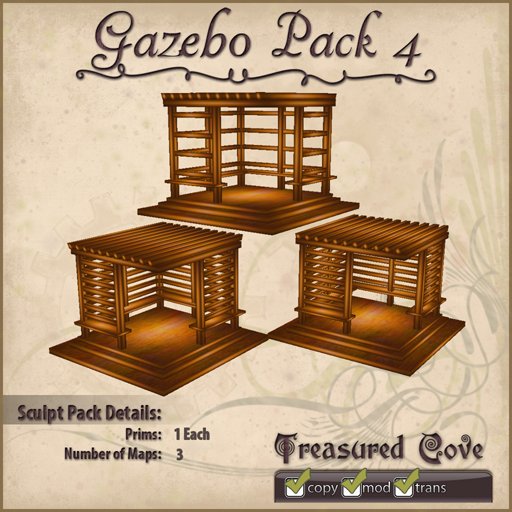 -TC- Gazebo Pack 4 Clearance Priced