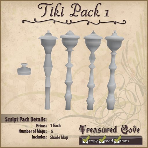-TC- Tiki Pack 1 Clearance Priced