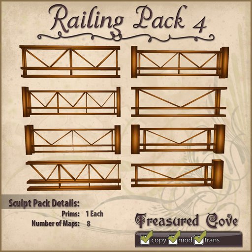 -TC- Railing Pack 4 Clearance Priced