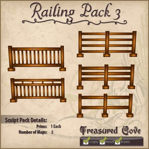 -TC- Railing Pack 3 Clearance Priced