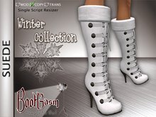 Bootgasm Suede Boots White