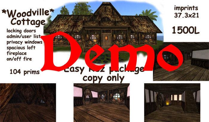 *Woodville* cottage v DEMO